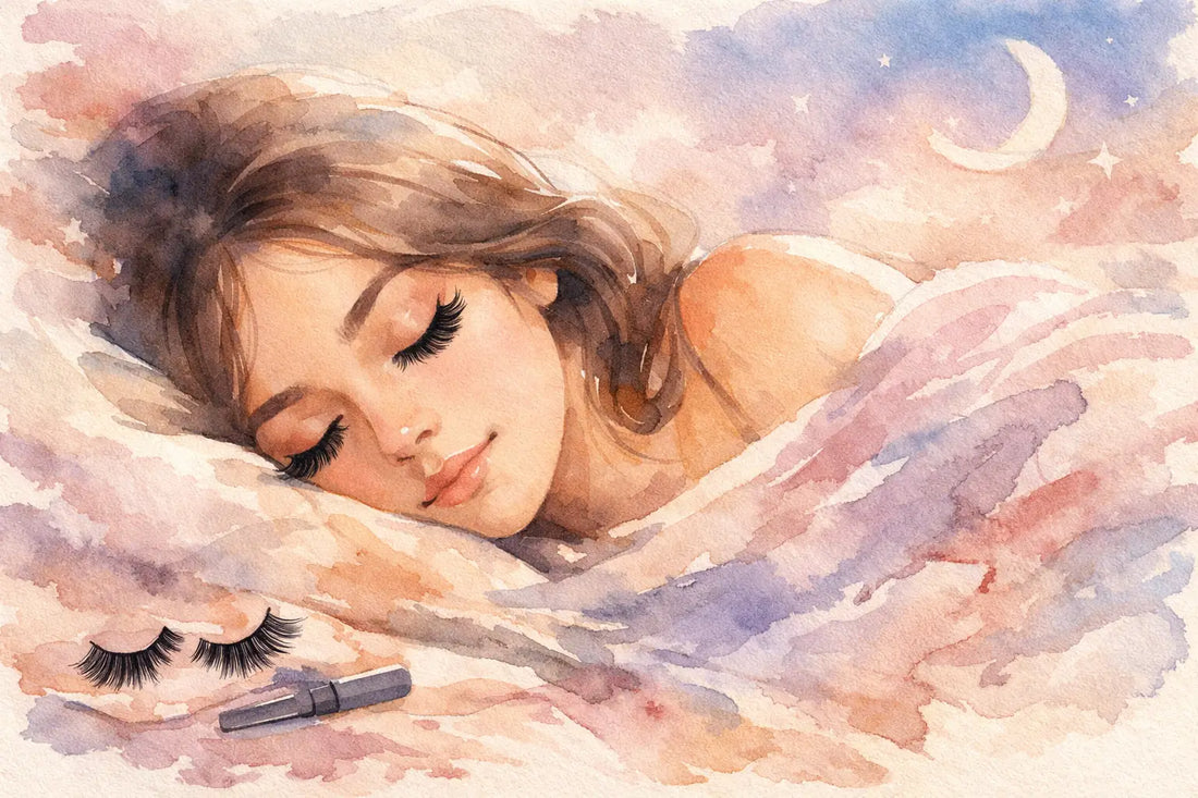 Can You Sleep in Strip Lashes? What to Know