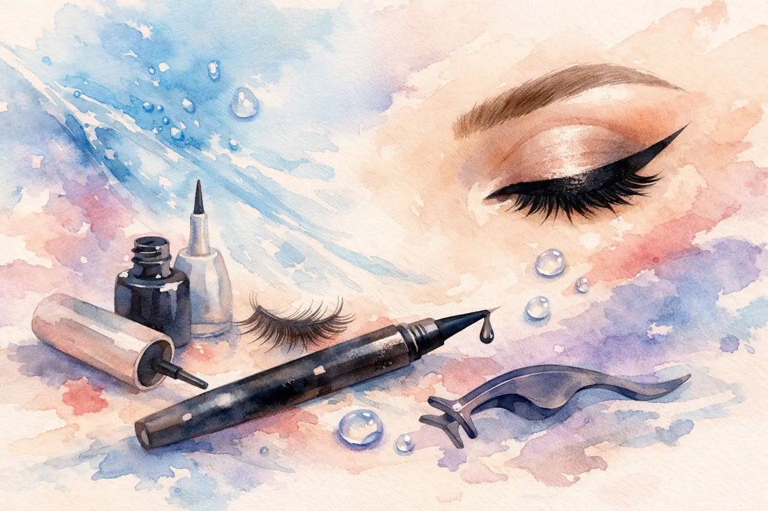 Waterproof Eyeliner Adhesive Guide