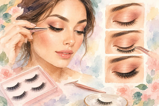 False Eyelash Placement Guide for Effortless Glam
