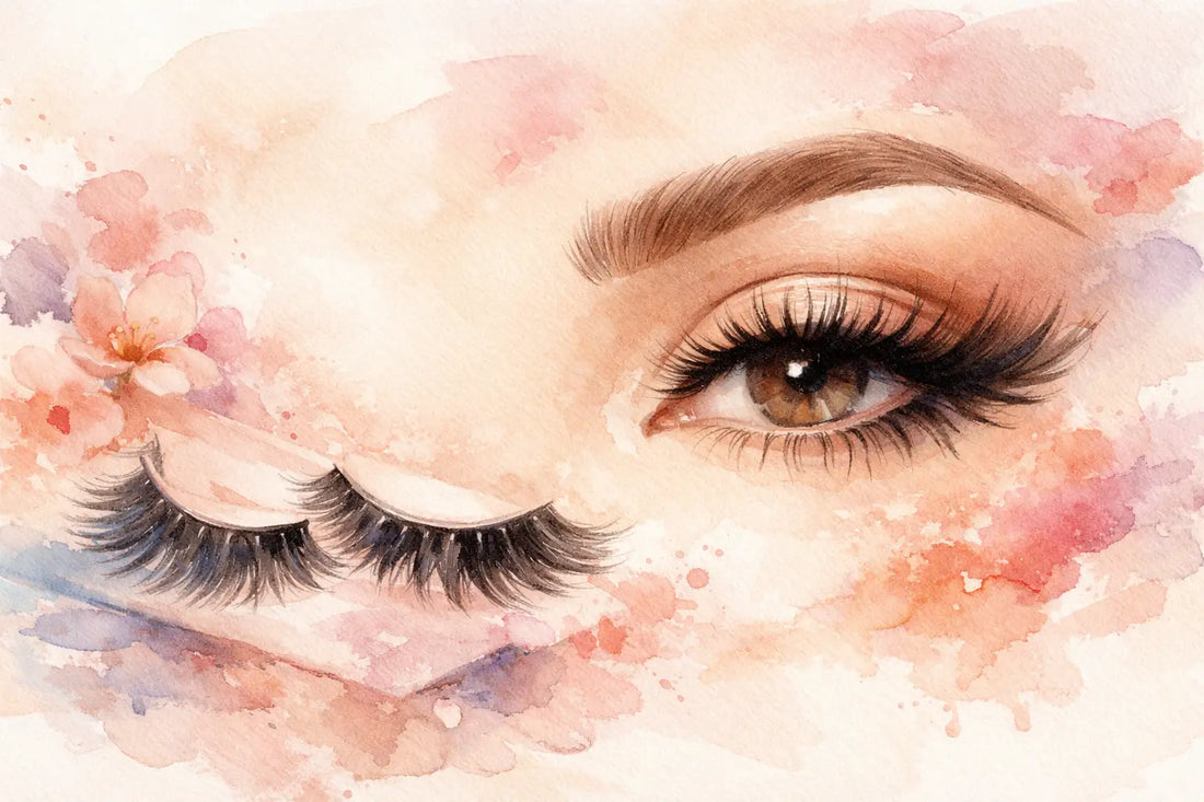 How Fluffy Strip Lashes Look Natural