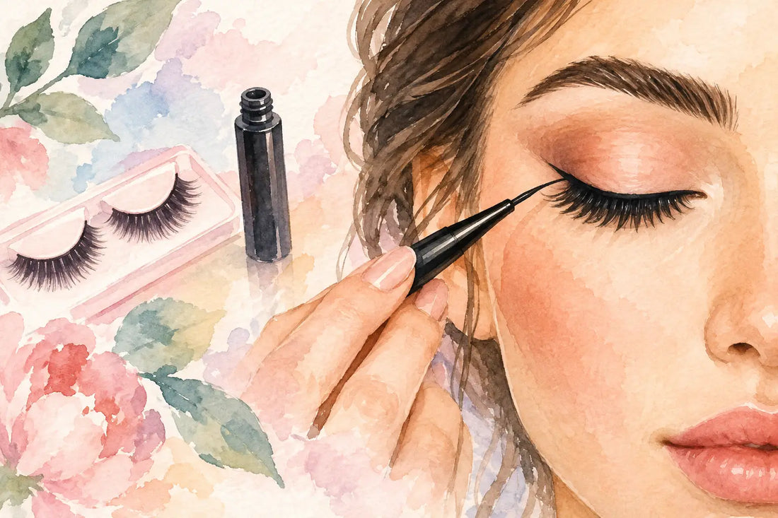 How to Apply Lashes With Liner Without the Mess